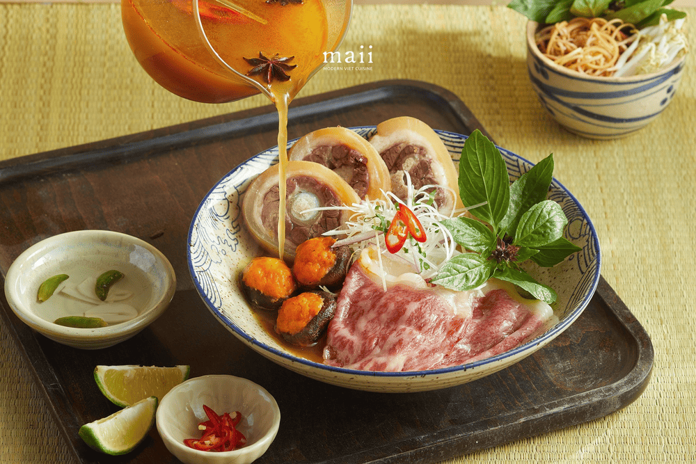 At Maii Bistro, you can enjoy a variety of Vietnamese dishes creatively reinvented to suit international tastes (Source: Maii Bistro)